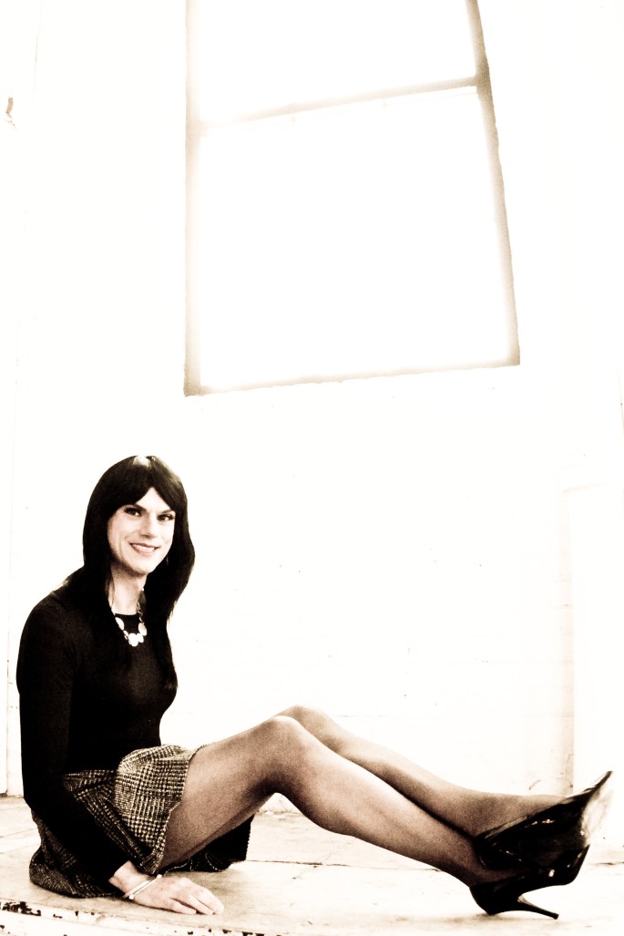 Black bodysuit and skirt 4